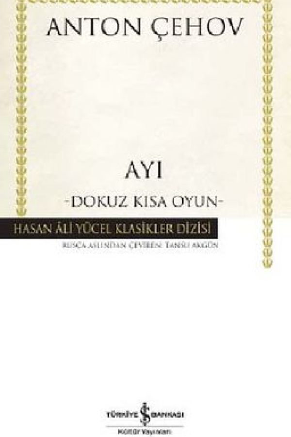 Ayı - Dokuz Kısa Oyun kapak görseli