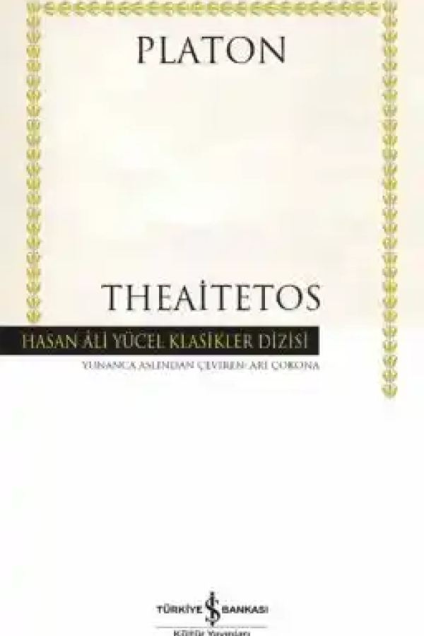Theaitetos baskı kapağı