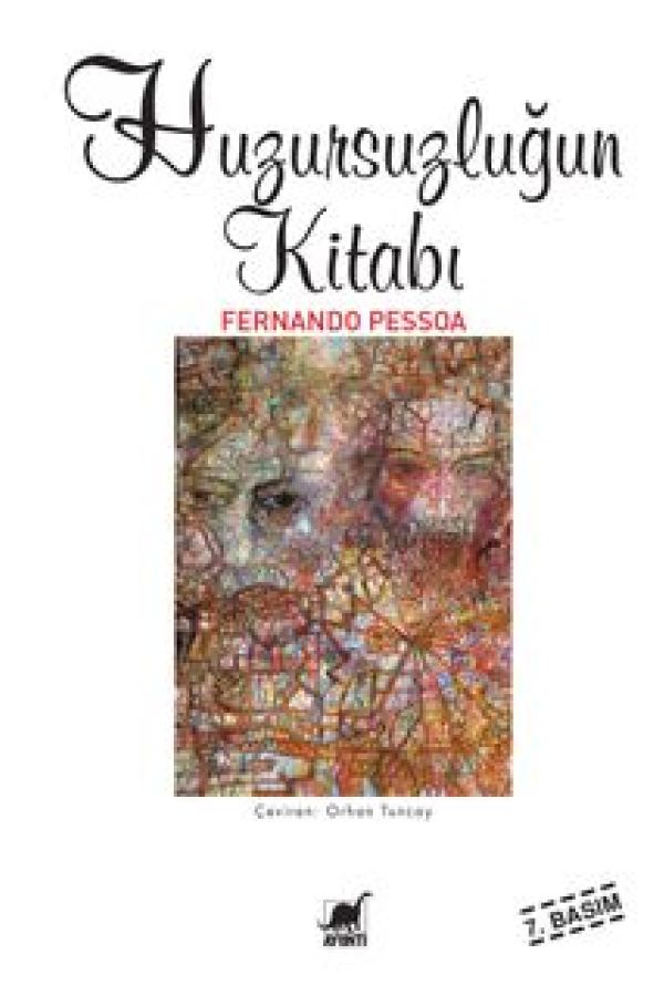 Huzursuzluğun Kitabı baskı kapağı
