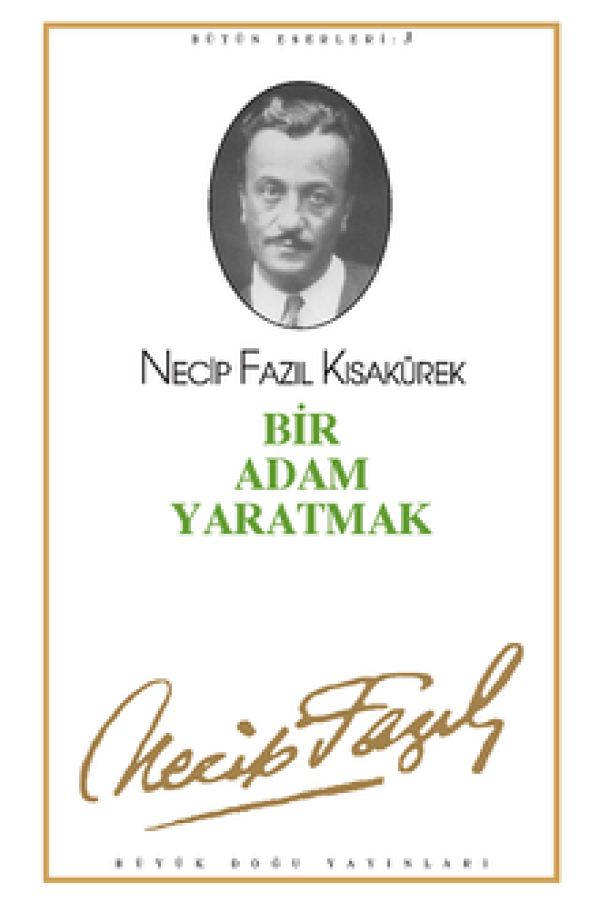 Bir Adam Yaratmak baskı kapağı