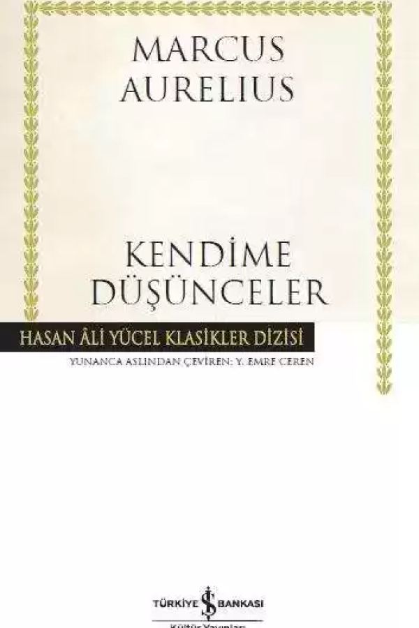 Kendime Düşünceler baskı kapağı