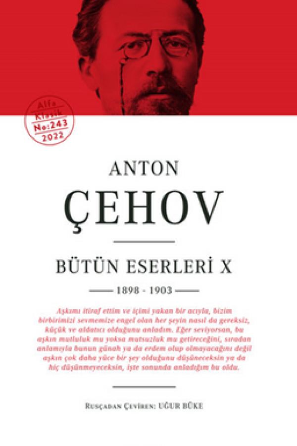 Anton Çehov Bütün Eserleri X 1898-1903 baskı kapağı