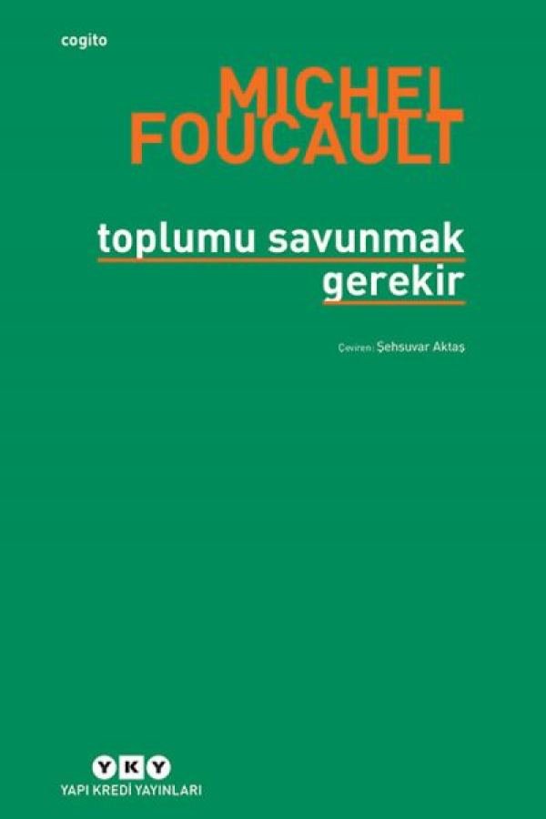 Toplumu Savunmak Gerekir baskı kapağı